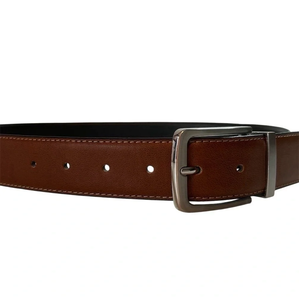 Steve Madden Men's Leather‎ Belt Black Brown Size 38/40